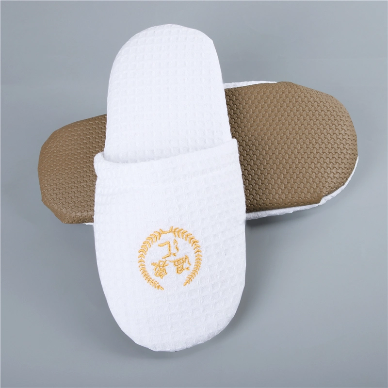 Cheapest Waffle Closed Toe Hotel Slipper