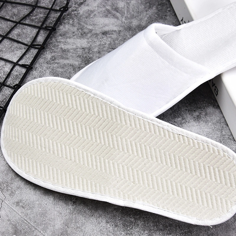 Hotel Amenities Disposable Slippers EVA Outsole Material Hotel Disposable Slippers