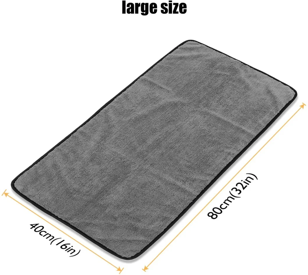 Customized 40X80cm 40X40 320GSM 380GSM Lot of Hand Kitchen Car Cloth Microfiber Yellow Grey Black 32*32 Microfiber Cleaning Cloth 30X40 24PCS Micro Fibre Towel