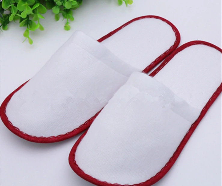 Hot Sale Hotel Slipper / 3 Stars Hotel Slipper /Closed Toe Color Tiping Indoor Slipper