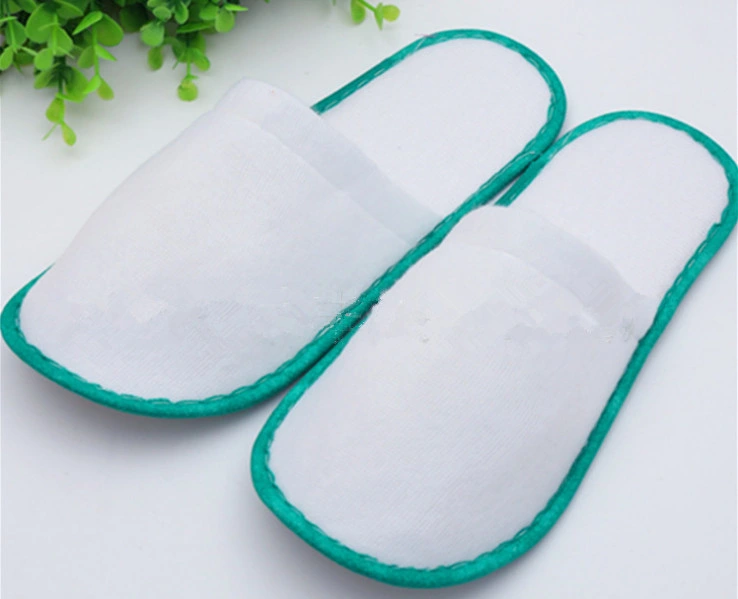 Hot Sale Hotel Slipper / 3 Stars Hotel Slipper /Closed Toe Color Tiping Indoor Slipper