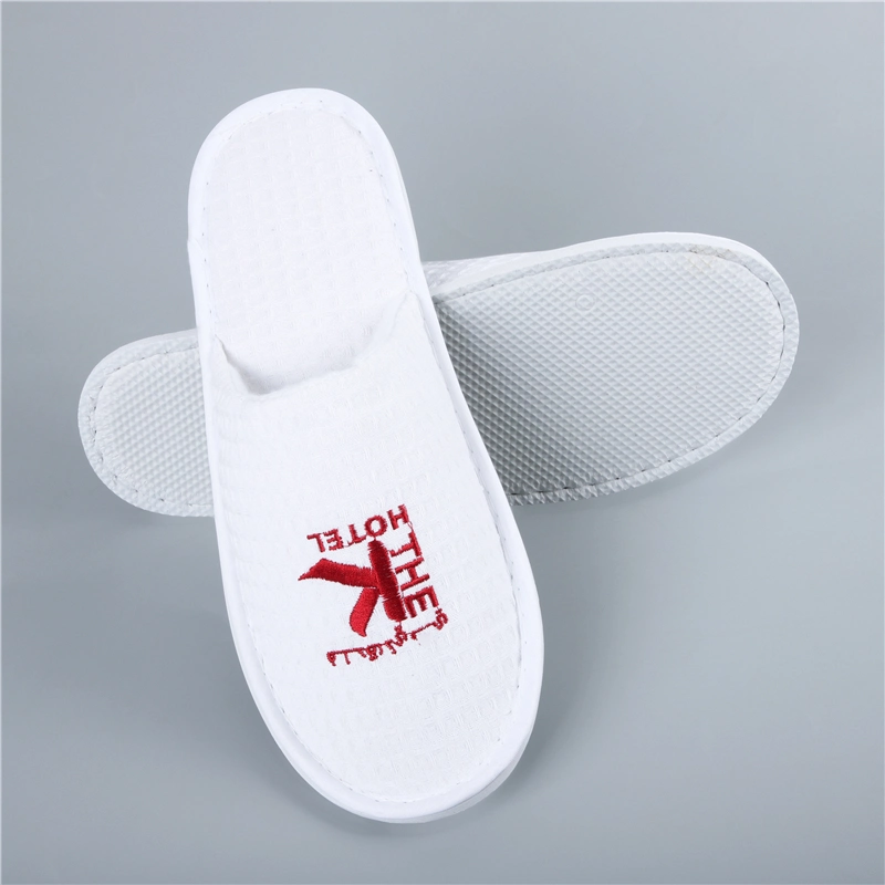 Cheapest Waffle Closed Toe Hotel Slipper