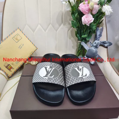 Frau Mode Außensohle Indoor Strand Slipper Luxus Handtaschen Großhandel Replik Taschen Klassische EVA Hotel Slipper Marke L''v Designer Hausschuhe