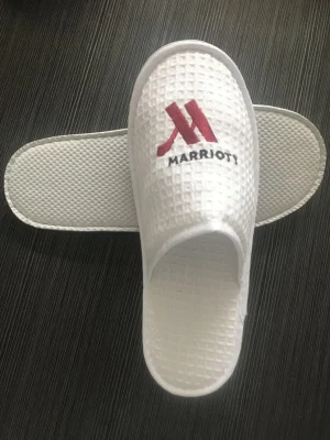 Personalisierte Marriot Hotel Badezimmer Open Toe Flip Flop Einweg-Slipper